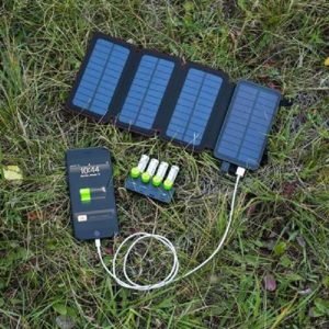 Solar cell phone charger